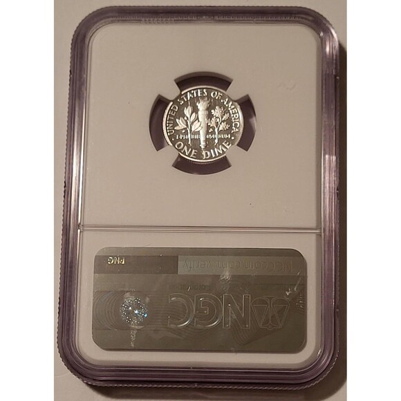 2021 S Silver Roosevelt Dime Proof PF70 UC NGC FDI Portrait Label - Picture 2 of 2